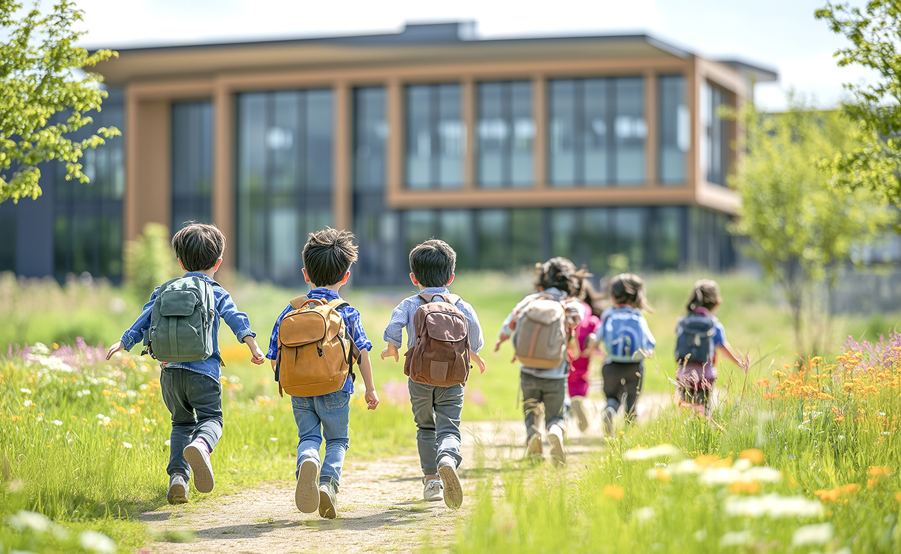 걸어서 등교하는 안심 도보 통학권